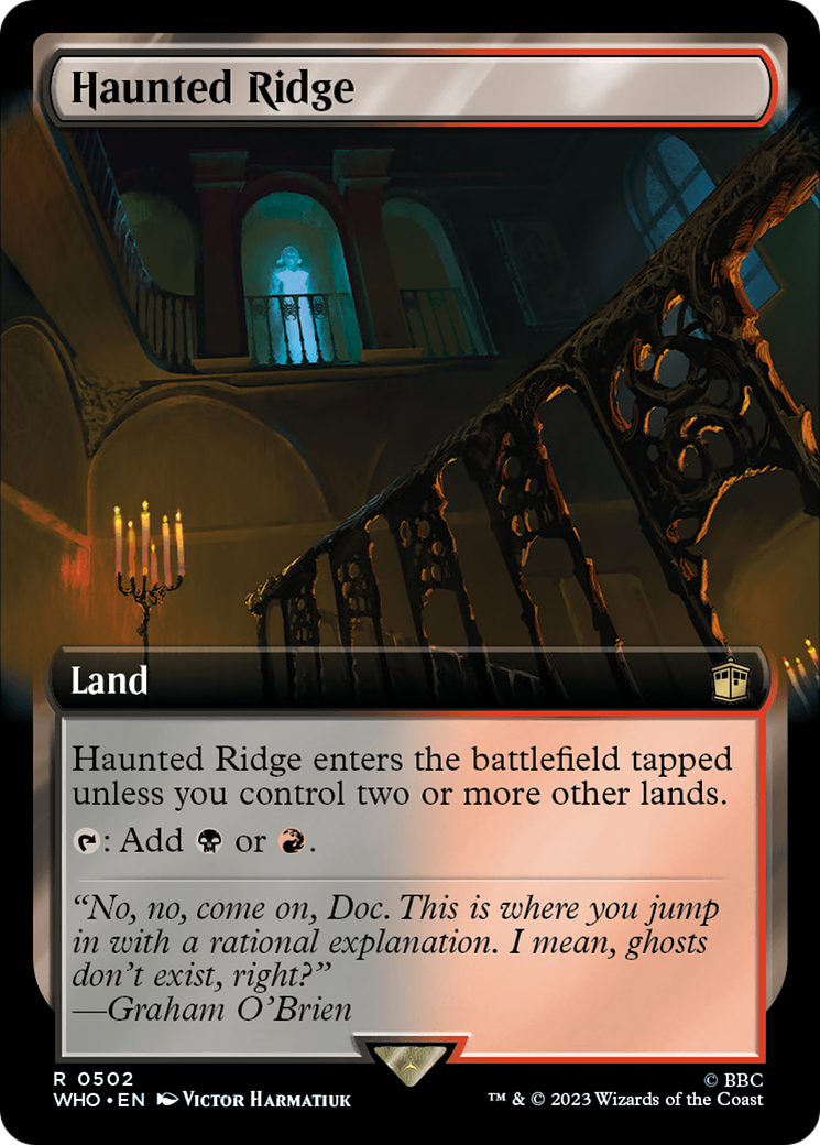 Haunted Ridge (Extended Art) (502) Foil - Doctor Who