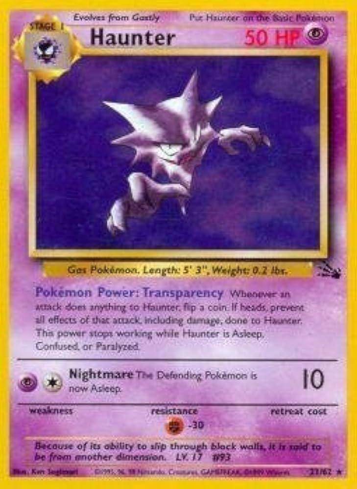 Haunter (21) (Unlimited) - Fossil