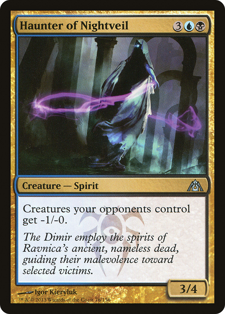 Haunter of Nightveil (076) Foil - Dragon's Maze