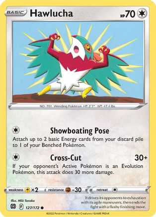 Hawlucha (127) Reverse Holofoil - Brilliant Stars