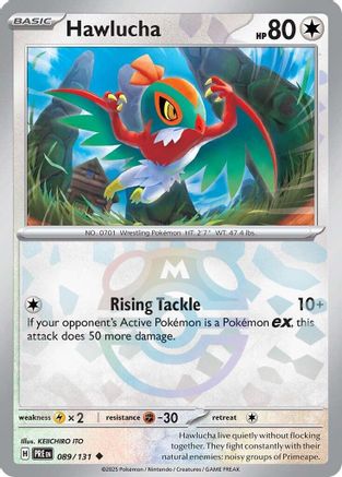 Hawlucha (Master Ball Pattern) (89) Reverse Holofoil - Prismatic Evolutions