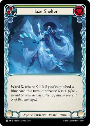 Haze Shelter (Yellow) (MST038) Rainbow Foil - Part the Mistveil