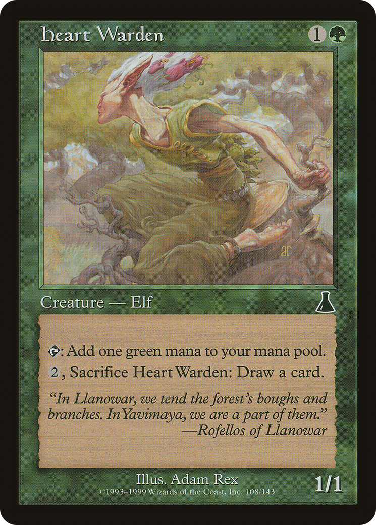Heart Warden (108) Foil - Urza's Destiny