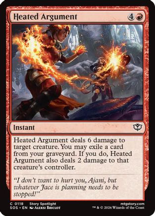 Heated Argument (118) Foil - Secrets of Strixhaven
