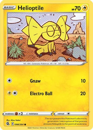 Helioptile (98) - Fusion Strike