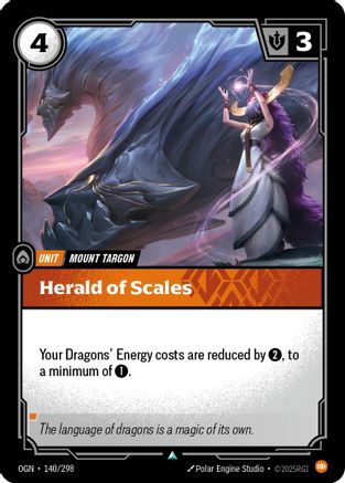Herald of Scales (140) Foil - Origins