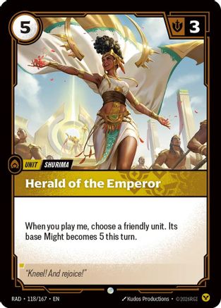 Herald of the Emperor (118) - Radiance