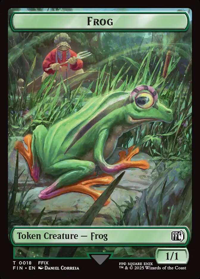 Hero // Frog Double-Sided Token (9 // 18) - FINAL FANTASY