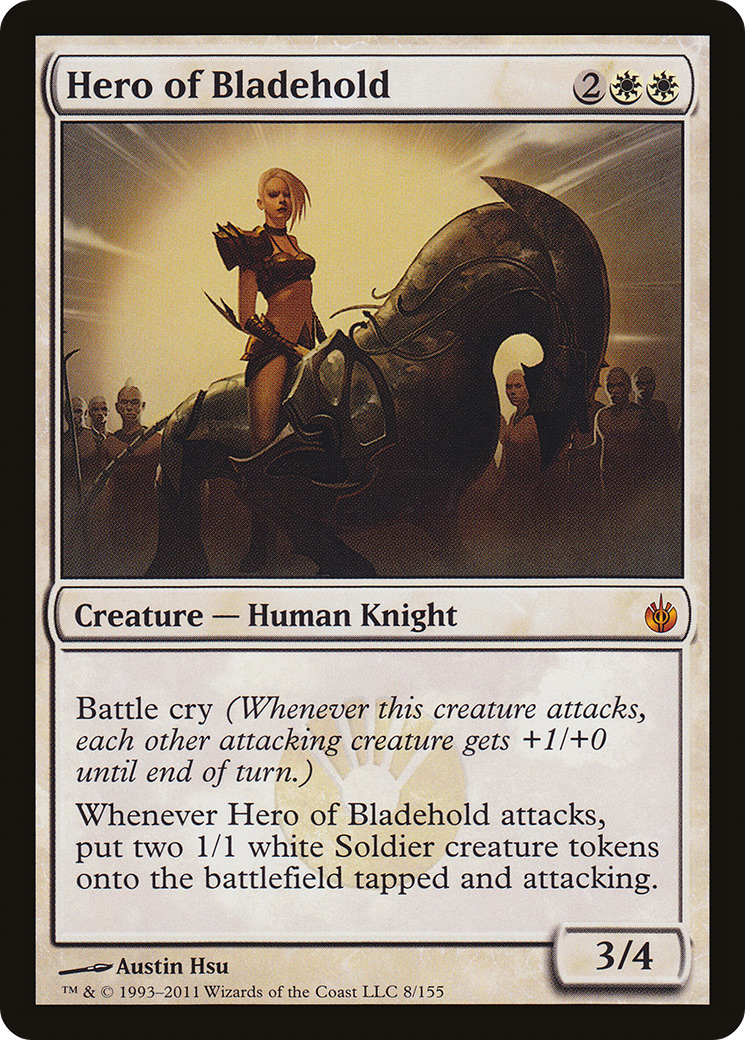 Hero of Bladehold (008) Foil - Mirrodin Besieged
