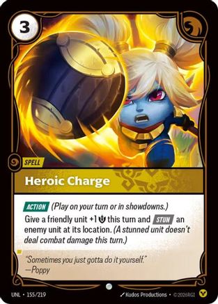 Heroic Charge (155) Foil - Unleashed