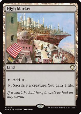 High Market (380) - Commander: Secrets of Strixhaven