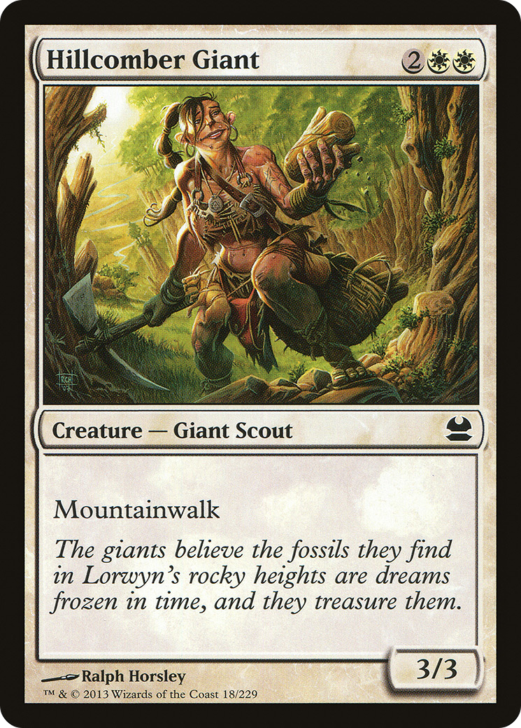 Hillcomber Giant (018) Foil - Modern Masters
