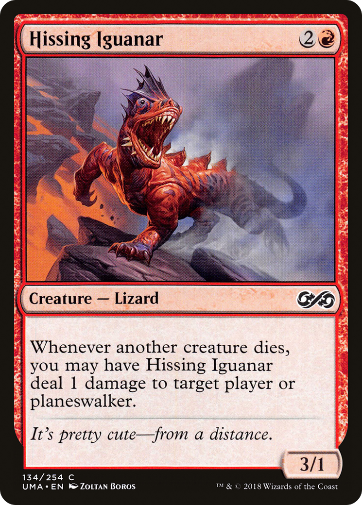 Hissing Iguanar (134) - Ultimate Masters Foil