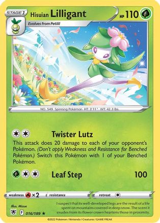 Hisuian Lilligant (16) Holofoil - Astral Radiance