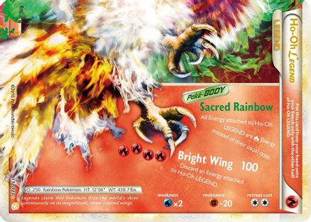 Ho-Oh Legend (Bottom) (112) Holofoil - HeartGold & SoulSilver