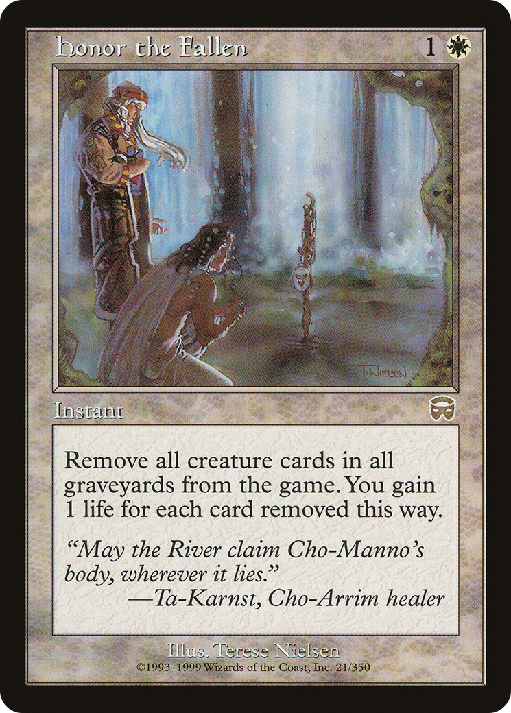 Honor the Fallen (021) Foil - Mercadian Masques