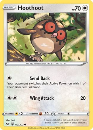 Hoothoot (143) - Sword & Shield