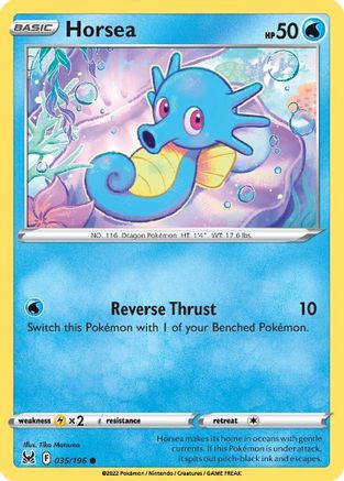 Horsea (35) Reverse Holofoil - Lost Origin