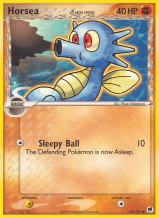 Horsea (Delta Species) (50) Reverse Holofoil - Dragon Frontiers