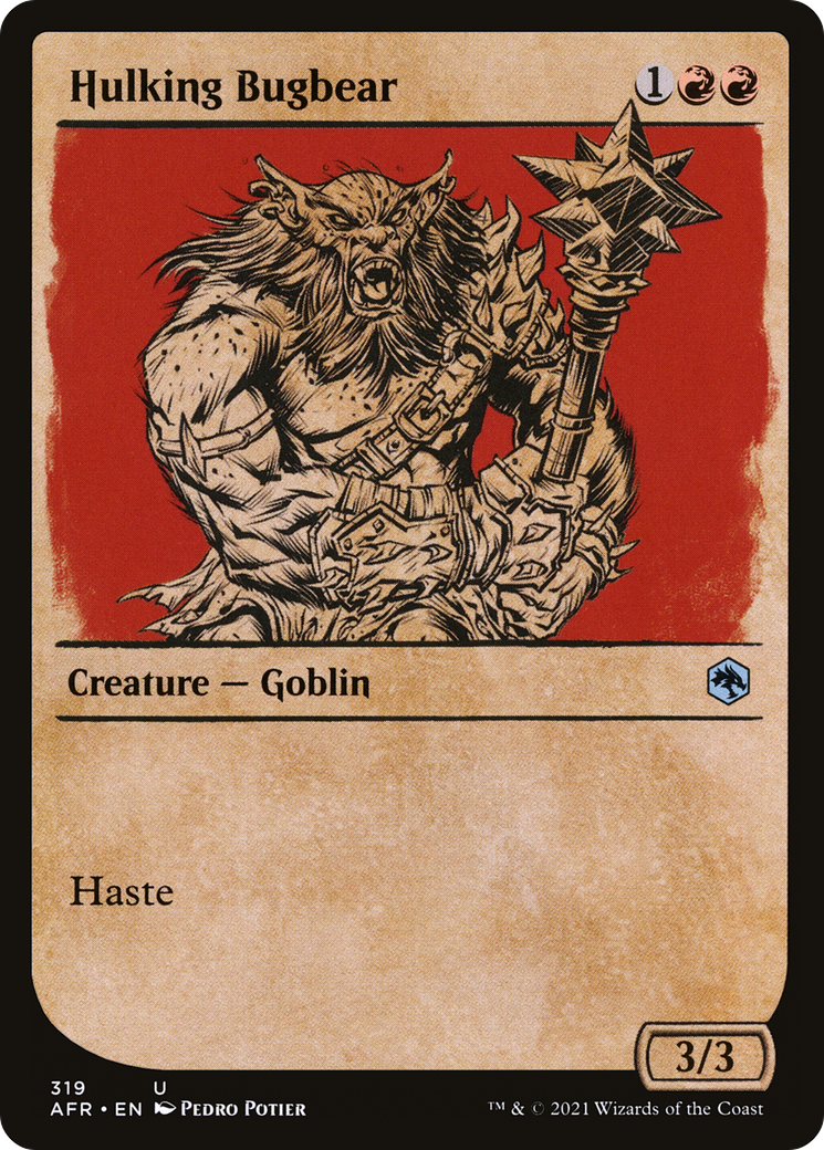Hulking Bugbear (Showcase) (319) - Adventures in the Forgotten Realms Foil
