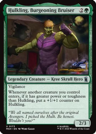 Hulkling, Burgeoning Bruiser (173) - Marvel Super Heroes