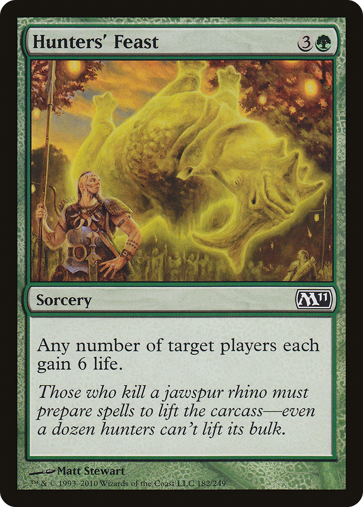 Hunters' Feast (182) Foil - Magic 2011