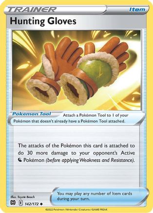 Hunting Gloves (142) Reverse Holofoil - Brilliant Stars