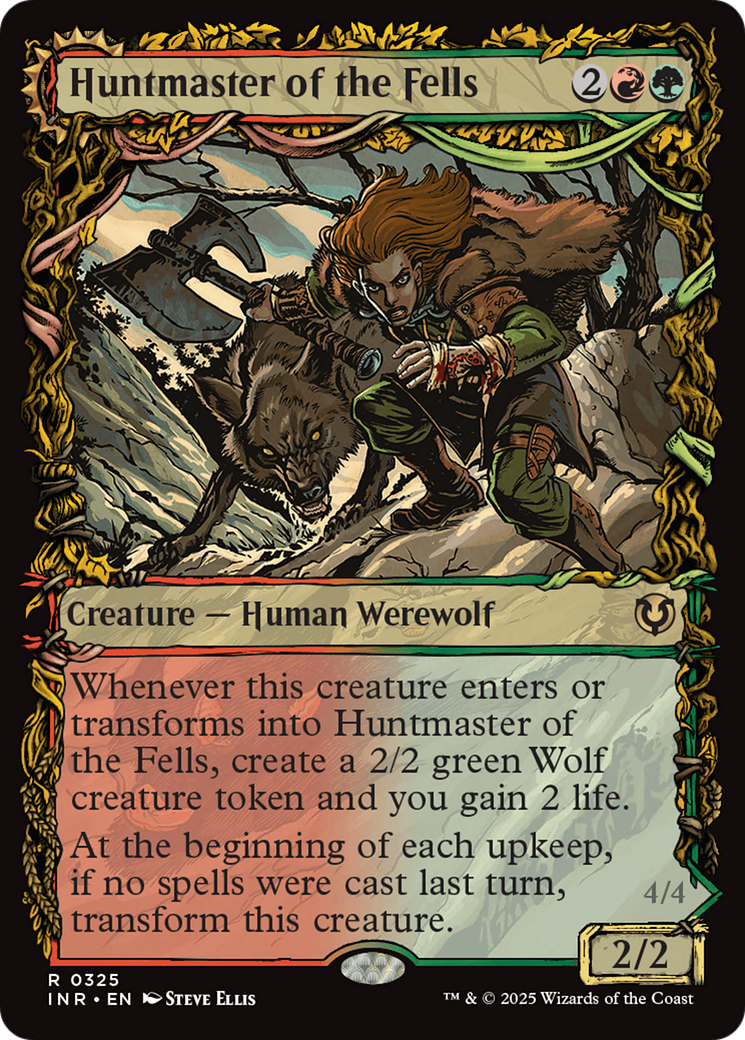 Huntmaster of the Fells // Ravager of the Fells (Showcase) (325) Foil - Innistrad Remastered