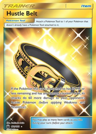 Hustle Belt (Gold) (179) Holofoil - Celestial Storm