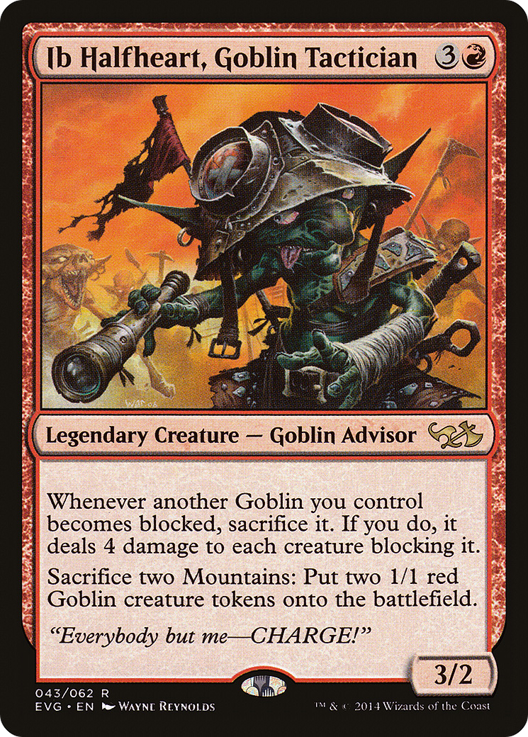 Ib Halfheart, Goblin Tactician (043) - Duel Decks Anthology: Elves vs. Goblins