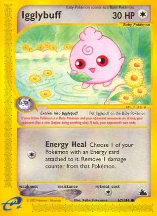 Igglybuff (67) Reverse Holofoil - Skyridge