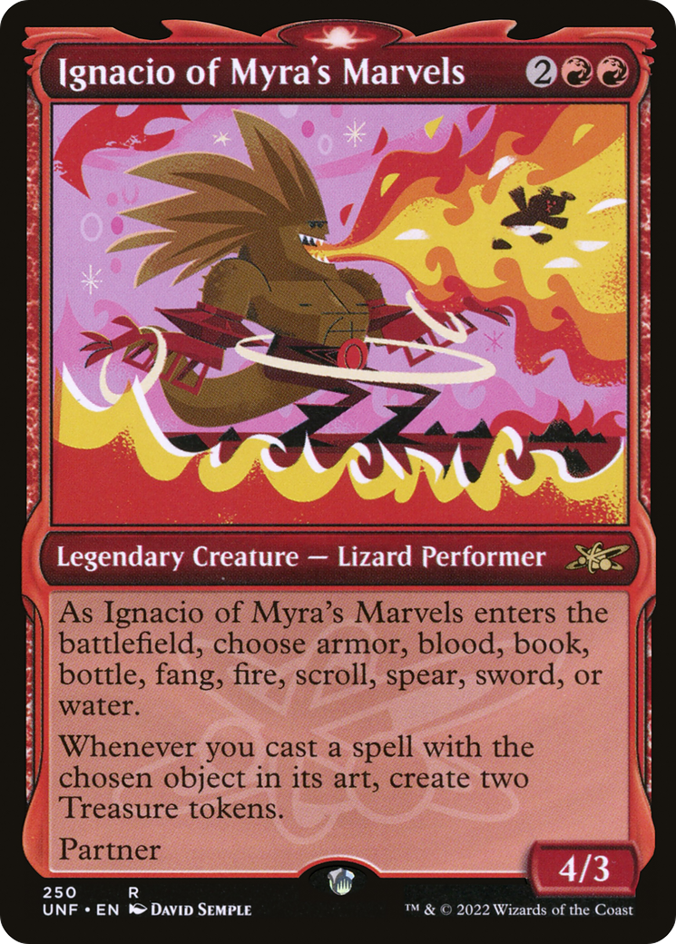 Ignacio of Myra's Marvels (Showcase) (250) - Unfinity Foil