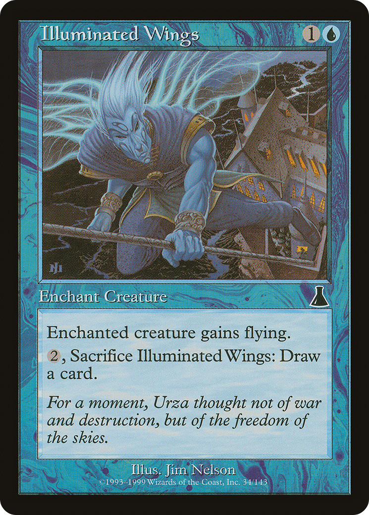 Illuminated Wings (034) - Urza's Destiny