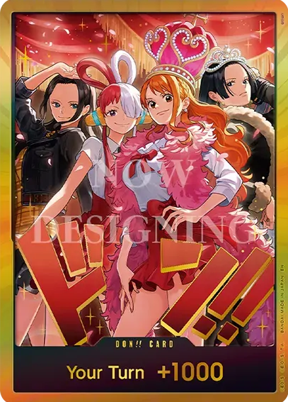 DON!! Card (Heroines Special Set) (Gold) Foil - EB03