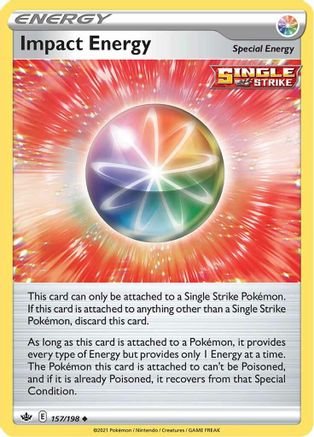 Impact Energy (157) Reverse Holofoil - Chilling Reign