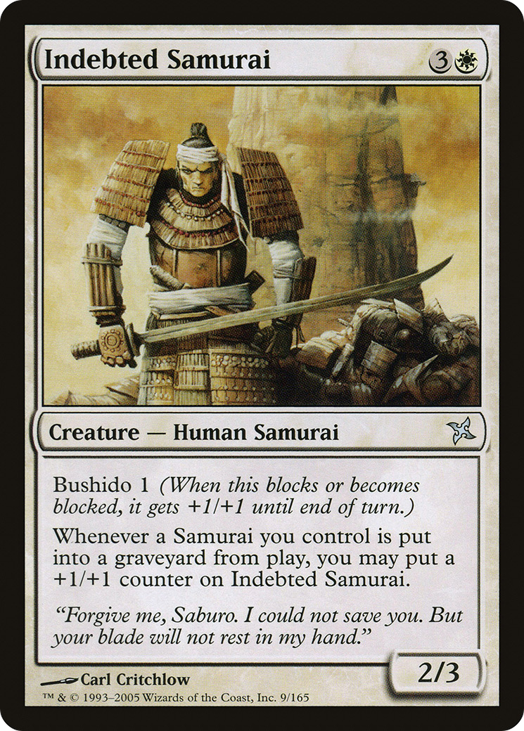 Indebted Samurai (009) - Betrayers of Kamigawa