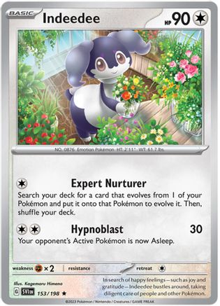Indeedee (Deck Exclusives) (153) - Scarlet & Violet