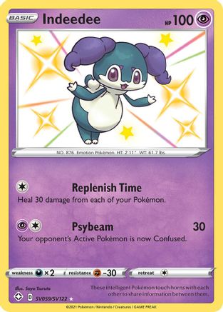 Indeedee (SV059) (Shiny Vault) Holofoil - Shining Fates