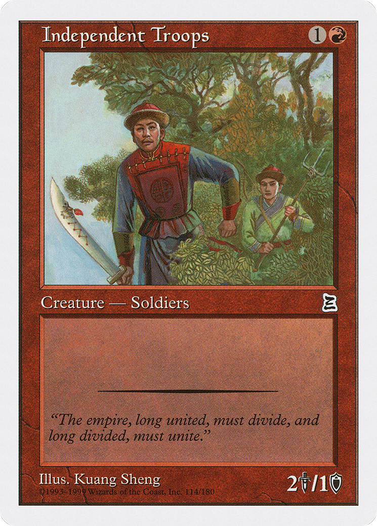 Independent Troops (114) - Portal Three Kingdoms