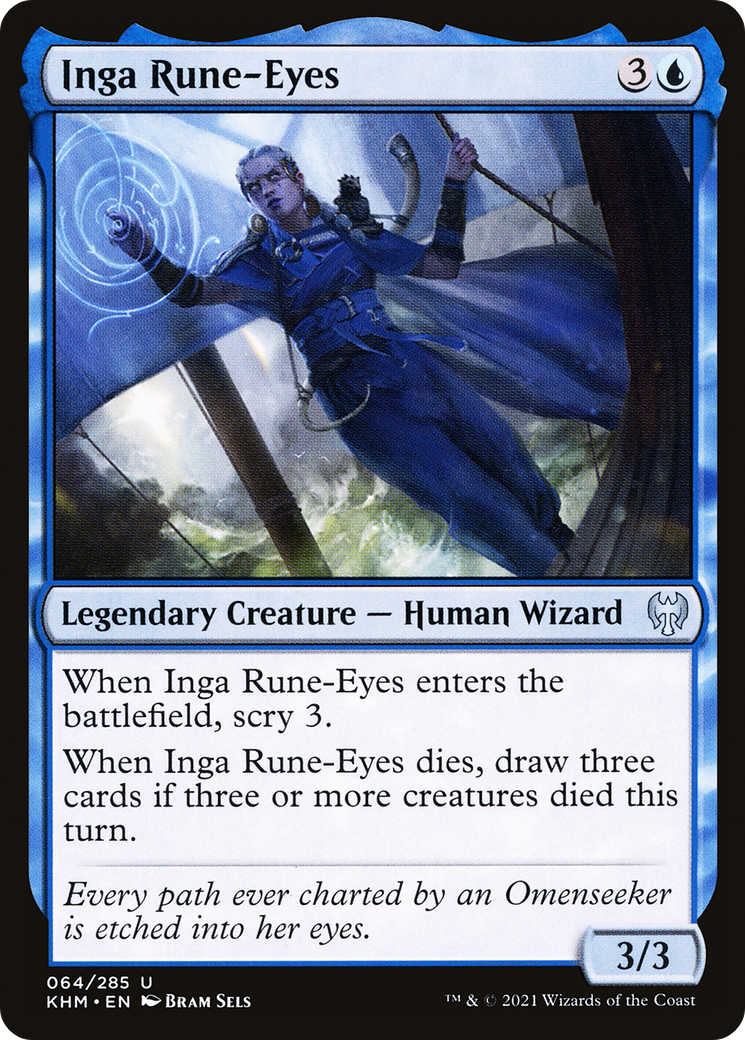 Inga Rune-Eyes (064) - Kaldheim Foil