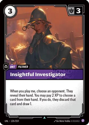 Insightful Investigator (135) Foil - Unleashed