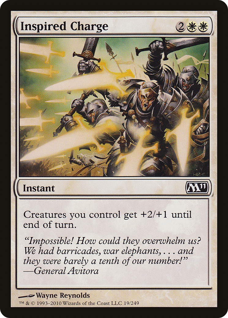 Inspired Charge (019) Foil - Magic 2011