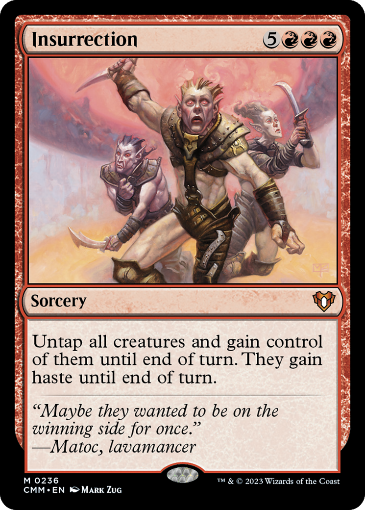 Insurrection (236) Foil - Commander Masters