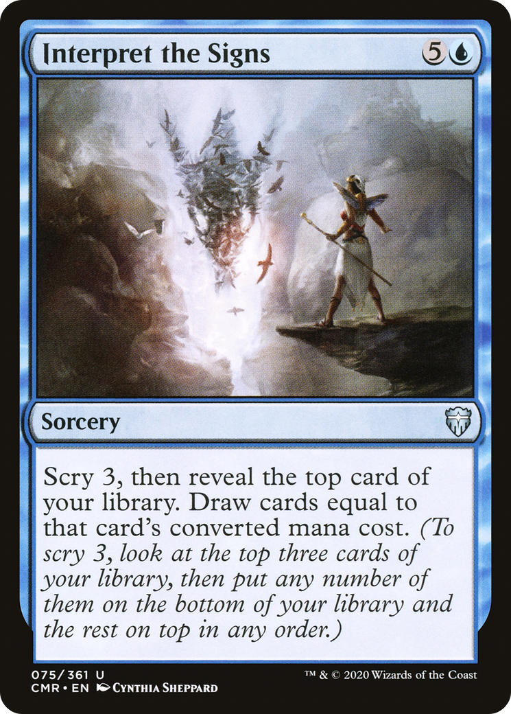 Interpret the Signs (075) - Commander Legends Foil