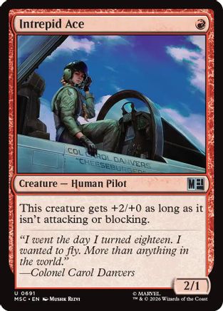 Intrepid Ace (691) Foil - Commander: Marvel Super Heroes