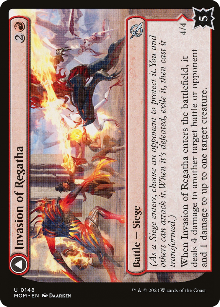 Invasion of Regatha (148) - March of the Machine Foil