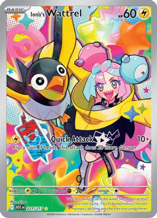 Iono's Wattrel (231) Holofoil - Ascended Heroes