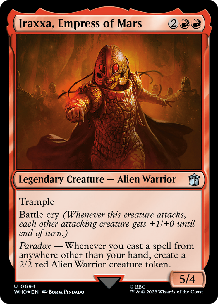 Iraxxa, Empress of Mars (694) Surge Foil - Doctor Who