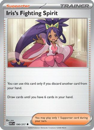 Iris's Fighting Spirit (190) - Ascended Heroes