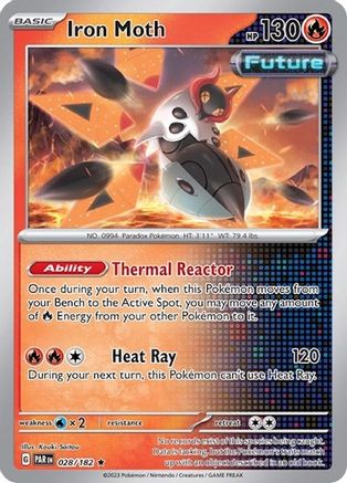 Iron Moth (Cosmos Holo) (28) Holofoil - Miscellaneous Cards & Products